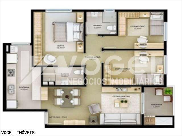 Apartamento à venda com 3 quartos, 90m² - Foto 12