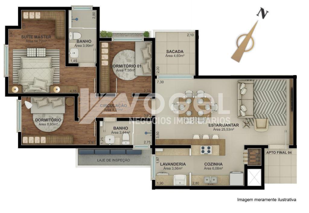 Apartamento à venda com 3 quartos, 185m² - Foto 10