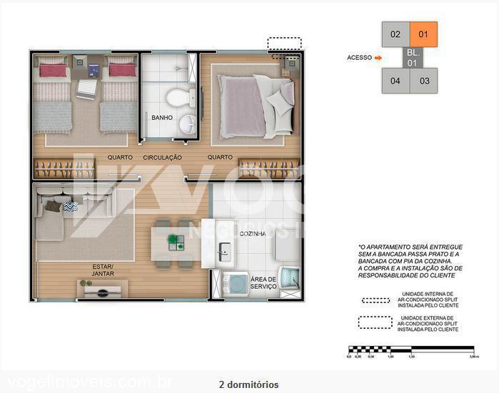 Apartamento à venda com 2 quartos, 40m² - Foto 11